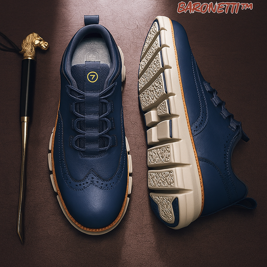 Baronetti™ | Sapatos sociais ortopédicos para homem